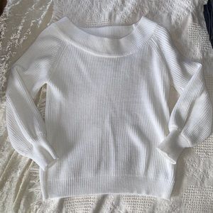 Shein White Sweater